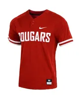 Men's Crimson Washington State Cougars Replica Vapor Elite Two-Button Baseball Jersey