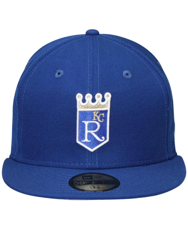 Kansas City Royals New Era Cooperstown Collection Logo 59FIFTY Fitted Hat -  Royal