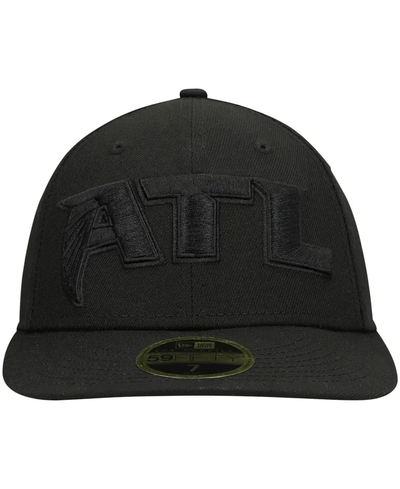 Men's Black Atlanta Falcons Alternate Logo on Low Profile 59FIFTY Ii Fitted Hat