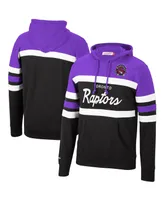 Men's Purple, Black Toronto Raptors Head Coach Pullover Hoodie