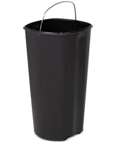 Honey Can Do 30-Liter Soft-Close Stainless Steel Step Trash Can with Lid