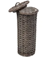 Honey Can Do Split Willow 7-Pc. Woven Bathroom Storage Basket Set