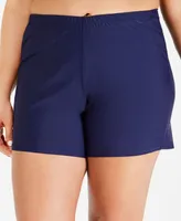 Island Escape Plus Swim Shorts, Created for Macy's