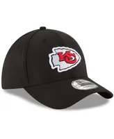 Men's Black Kansas City Chiefs Team Classic 39THIRTY Flex Hat