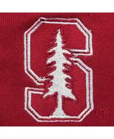 Women's Stadium Athletic Cardinal Stanford Arched Name Full-Zip Hoodie