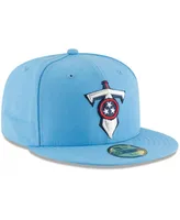 Men's Light Blue Tennessee Titans Omaha 59FIFTY Hat