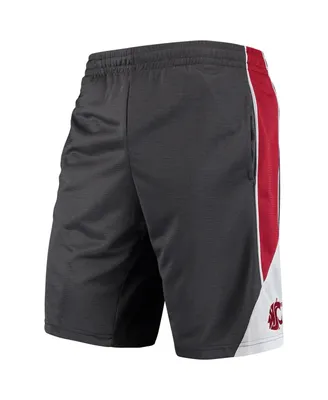 Men's Charcoal Washington State Cougars Turnover Team Shorts