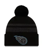 Men's Black Tennessee Titans Dispatch Cuffed Knit Hat with Pom