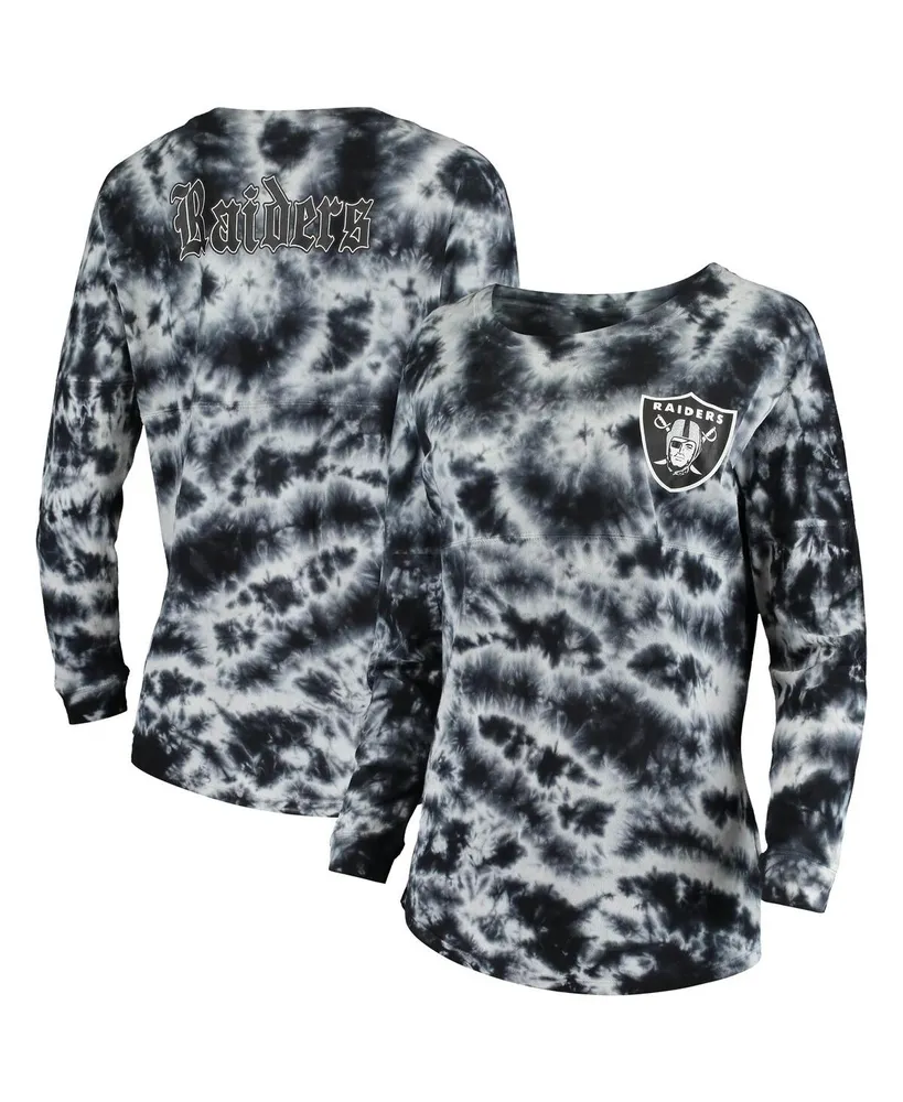 Lids Josh Jacobs Las Vegas Raiders Women's Plus Name & Number Tie-Dye T- Shirt - Charcoal