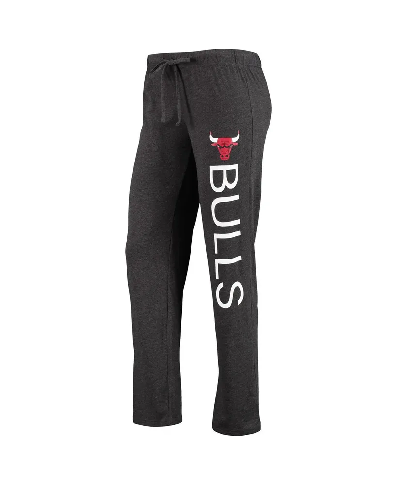 Women's Heathered Red, Black Chicago Bulls Tank Top and Pants Sleep Set