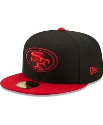 Men's and Scarlet San Francisco 49ers Flipside 59FIFTY Fitted Hat