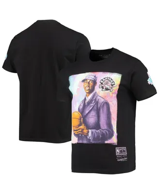 Men's Tracy Mcgrady Toronto Raptors Hardwood Classics Draft Day Colorwash T-shirt