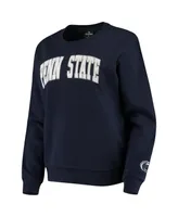 Women's Navy Penn State Nittany Lions Campanile Pullover Sweatshirt