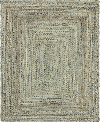 Bayshore Home Roari Jute Braids Crossed 8' x 10' Area Rug