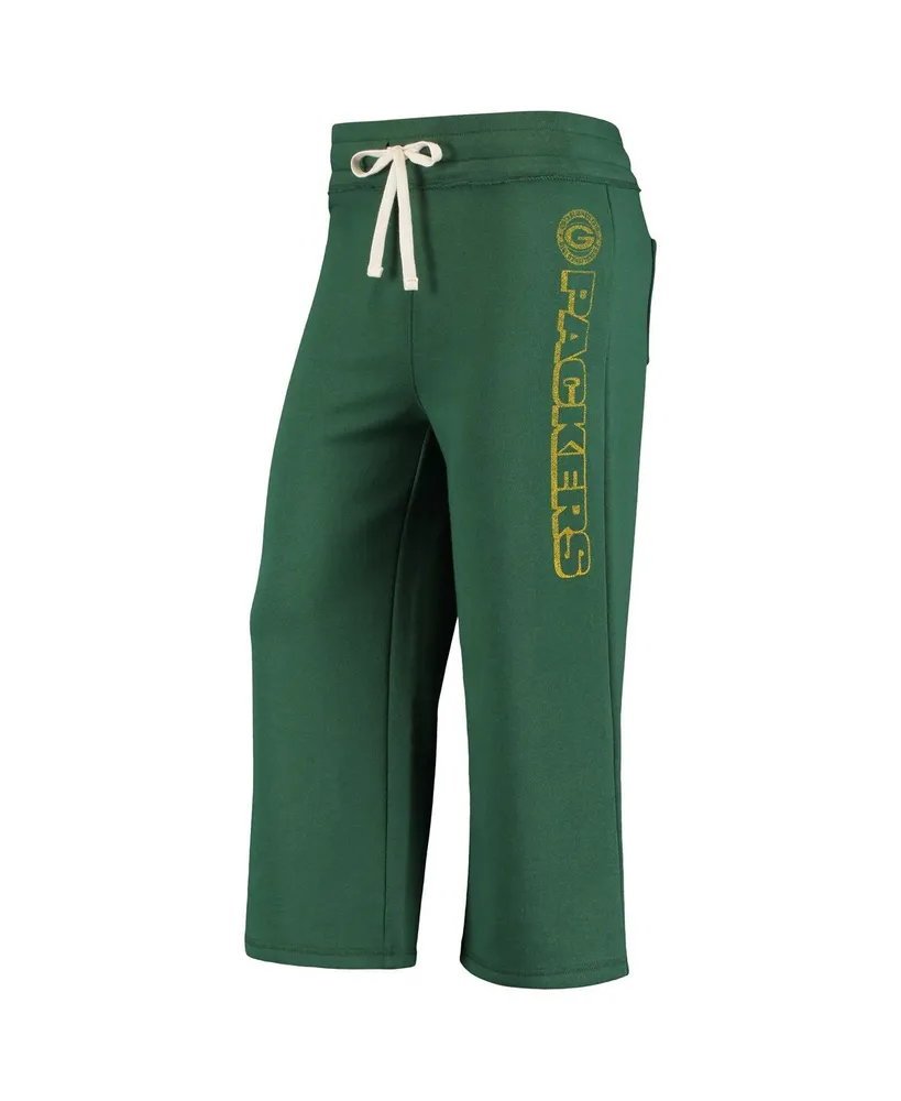 Women's Junk Food Green Bay Packers Cropped Pants