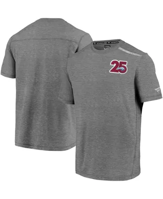 Men's Fanatics Heathered Gray Colorado Avalanche 25th Season Logo T-shirt