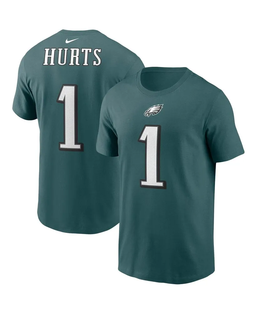 Men's Nike Jalen Hurts Midnight Green Philadelphia Eagles Player Name & Number T-shirt