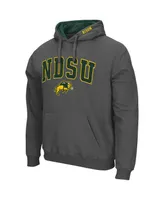 Men's Colosseum Ndsu Bison Arch and Logo Pullover Hoodie