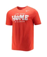 Men's Nike Orange Clemson Tigers Logo Mantra T-shirt