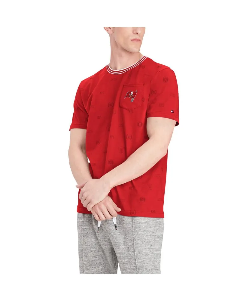 Men's Tommy Hilfiger Red Tampa Bay Buccaneers Essential Pocket T-shirt