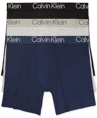 Calvin Klein Men's 3-Pack Ultra Soft Modern Modal Boxer Briefs Underwear