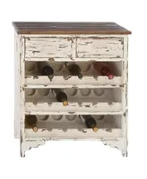 Farmhouse Wood Wine Storage