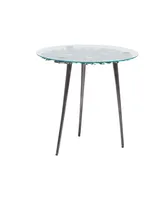 Aluminum Modern Accent Table