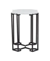 Iron Contemporary Accent Table