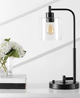 Axel Modern Glass Farmhouse Industrial Usb Charging Led Task Lamp