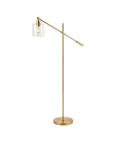 Kathryn Classic Glass Adjustable Head Modern Led Floor Lamp