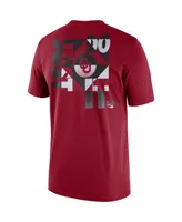 Men's Crimson Oklahoma Sooners Just Do It Max 90 T-shirt