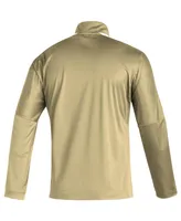 Men's Gold Georgia Tech Yellow Jackets 2021 Sideline Quarter-Zip Jacket