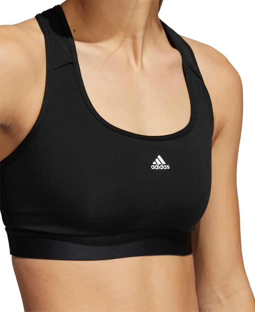 adidas IVY PARK Shiny Racerback Bra - Black