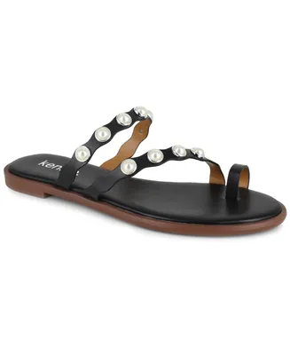 kensie Women's Maltese Flat Sandals