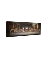 Stupell Industries Da Vinci The Last Supper Religious Classical Painting Stretched Canvas Wall Art, 20" x 48" - Multi