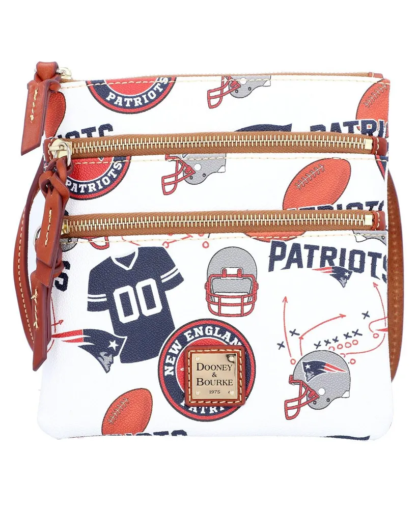 Women's Dooney & Bourke New England Patriots Triple-Zip Crossbody Purse