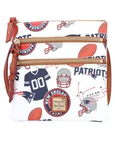 Women's Dooney & Bourke New England Patriots Triple-Zip Crossbody Purse