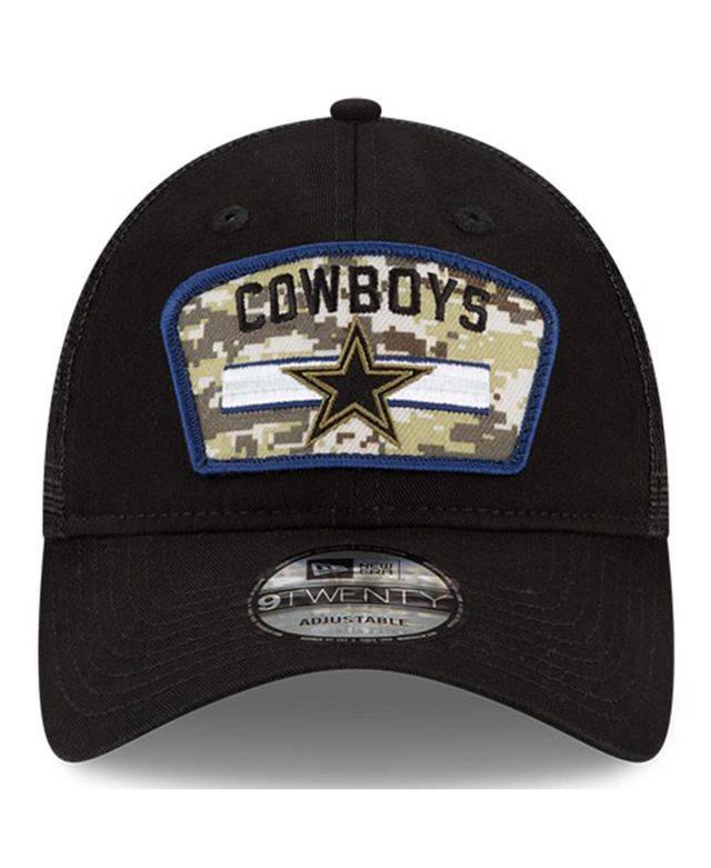 Men's New Era Black/Camo Dallas Cowboys 2021 Salute To Service