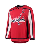 Men's Adidas Alexander Ovechkin Red Washington Capitals Home Captain Patch Authentic Pro Player Jersey