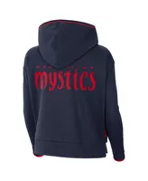 Women's Nike Navy Washington Mystics Full-Zip Knit Jacket