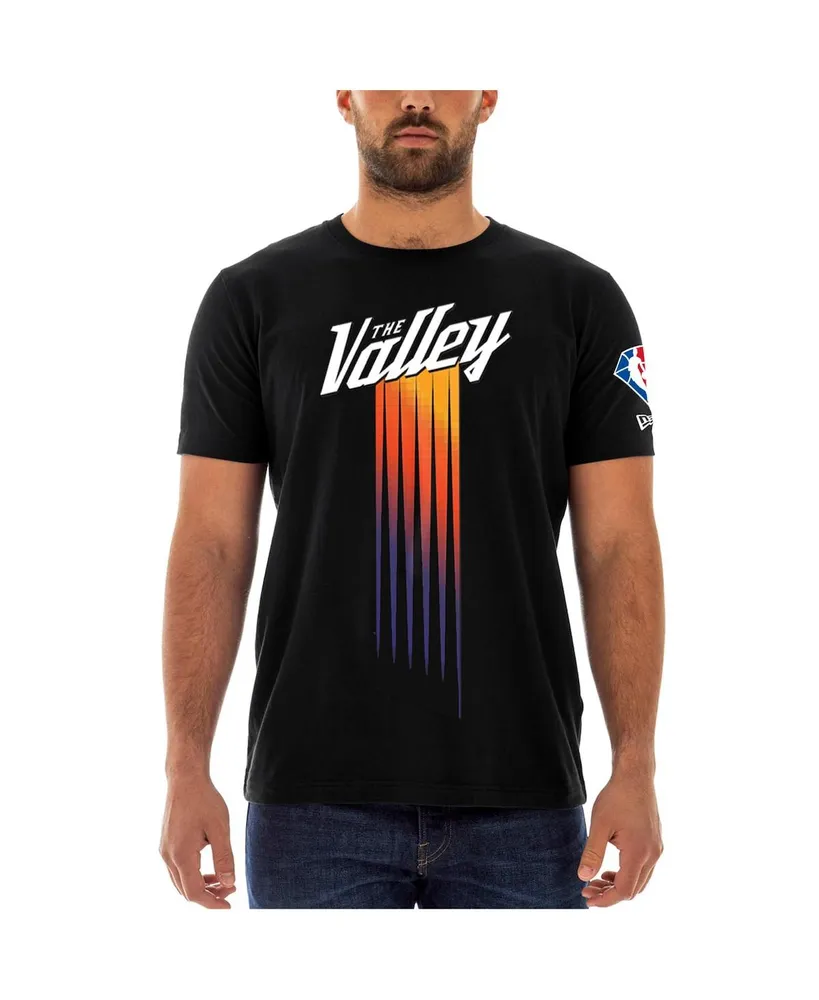 Men's New Era Black Phoenix Suns 2021/22 City Edition Brushed Jersey T-shirt