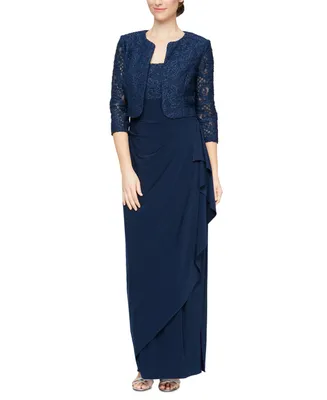 Alex Evenings Embellished Gown and Jacket