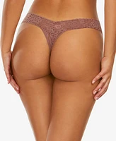 Hanky Panky Women's Daily Lace Low Rise Thong 771001