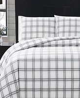 London Fog Plaid Flannel -Pc. Comforter Set