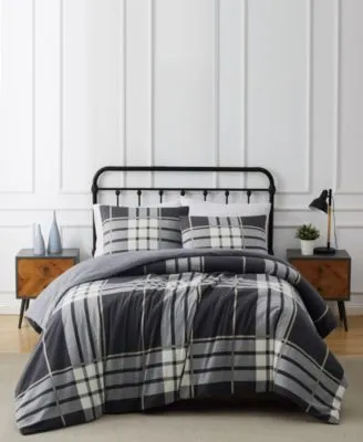 Truly Soft Milo Plaid Flannel Comforter Sets