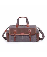 Tsd Brand Stone Creek Waxed Canvas Duffel Bag