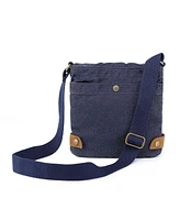 Tsd Brand Atona Classic Flap Canvas Crossbody Bag
