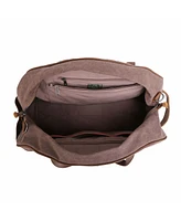 Tsd Brand Stone Creek Waxed Canvas Travel Bag