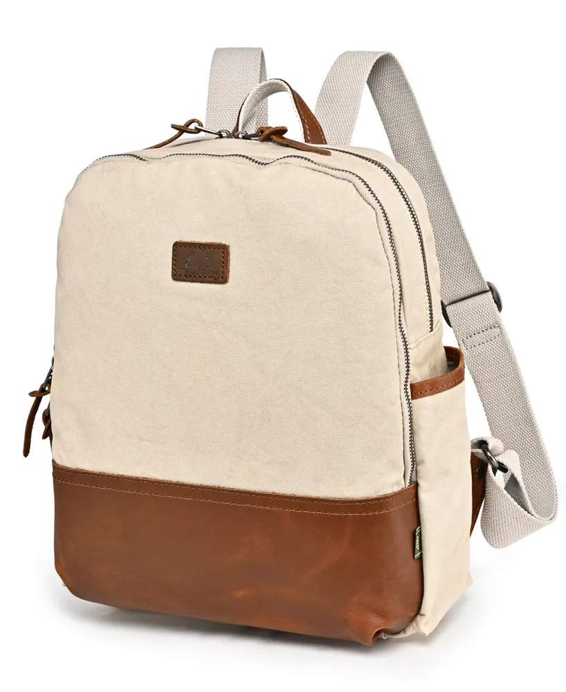 Tsd Brand Magnolia Hill Canvas Backpack