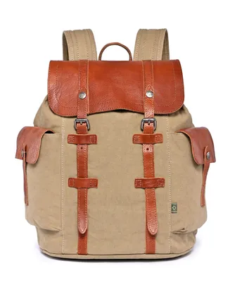 Tsd Brand Hosta Valley Canvas Backpack